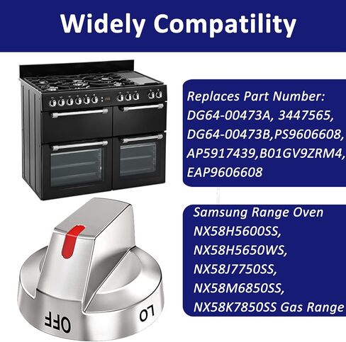 مقابض موقد DG64-00473A متوافقة مع نطاق غاز سامسونج in Kuwait