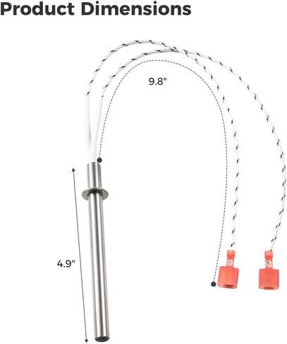 Homaisson Pellet Stove Igniter، SRV7000-660-AMP Igniter متوافق مع مواقد Pel Pro 130/60، استبدال مشعل موقد 120 فولت 300 وات، مشعل قضيب ساخن للمدفأة in Saudi Arabia