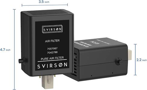 Svirson Air Purification Filter for Refrigerator 7007067, 7042798 - Fridge Purification Air Filter Cartridge - Replacement Air Cleaner filter Compatible with Sub Zero Refrigerator in Saudi Arabia