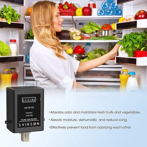 Svirson Air Purification Filter for Refrigerator 7007067, 7042798 - Fridge Purification Air Filter Cartridge - Replacement Air Cleaner filter Compatible with Sub Zero Refrigerator in Saudi Arabia