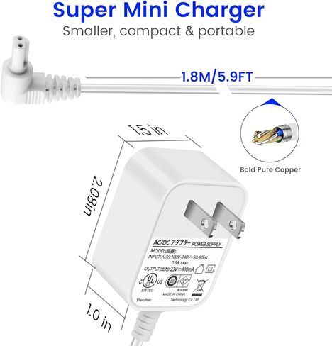 شاحن TEVSINPO 23 فولت لبلاك اند ديكر N511997 90602523-04 مكنسة كهربائية محمولة باليد CHV1410L32، HFEJ415JWMF10، HSVJ415JMBF22، HFEJ415JWMF22، HSVJ520JMBF S010QU2300040 محول سلك الطاقة in Kuwait