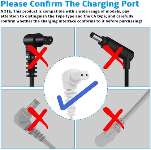 شاحن Fesasn 15 فولت متوافق مع مكنسة بلاك اند ديكر 90627870 المحمولة، بديل لشاحن تفريغ الهواء HHVI315JO42 90629039 S003AQU1500015 سلك الطاقة in Kuwait