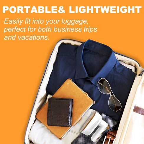 Travel Mini Iron for Clothes, 2 in 1 180° Foldable Handheld Portable Small Size Garment Iron Steam, Plancha De Ropa Support Dry and Wet Ironing for Home Travel (White) in Saudi Arabia