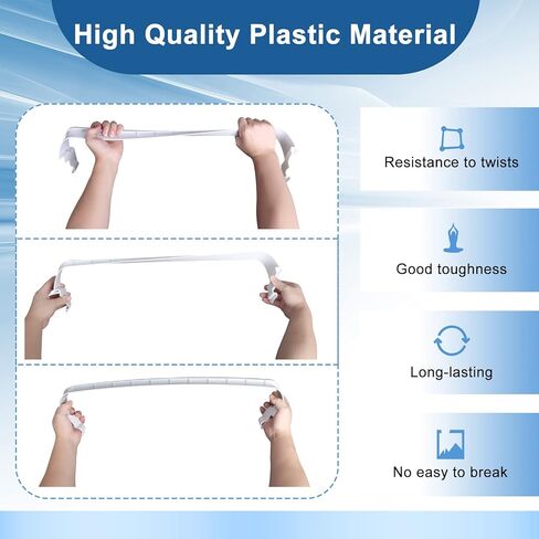 1 x 240534701 & 2 x 240534901 Refrigerator Door Shelf Retainer Bar Compatible with Frigidaire or Kenmore, Door Shelf Rack Bar Rail Replacement Parts AP3214631 PS734936 948952 AP3214630 PS734935 in Kuwait