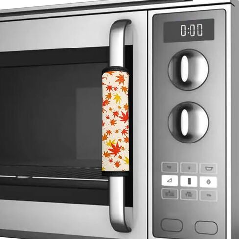 Refrigerator Microwave Handle Covers Set of 4, Art Sunflower Butterfly Print Indoor Kitchen Decorations Anti-Skid Scratchproof Protective Covers for Oven Dishwasher Cabinet Handles in Kuwait