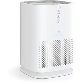 Medify Air MA-14 Air Purifier with H13 True HEPA Filter | 200 sq ft Coverage | for Allergens, Wildfire Smoke, Dust, Odors, Pollen, Pet Dander | Quiet 99.7% Removal to 0.1 Microns | White, 1-Pack in Kuwait