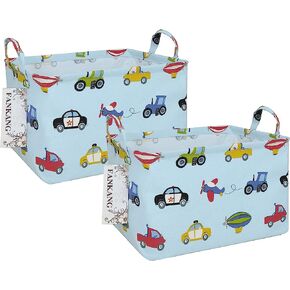Rectangular Cow Storage Bin Nursery Hamper | Foldable with Waterproof PE Coating Orgnizer Box for Kids Boys and Girls, Office, Bedroom, Clothes,Toys in Saudi Arabia