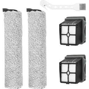 فرشاة دوارة بديلة وفلتر مكنسة كهربائية من ARyee لـ Tineco iFloor 3/iFloor One S3 مكنسة كهربائية جافة ورطبة لاسلكية (2 بكرات فرشاة + 2 مرشحات HEPA) in Kuwait