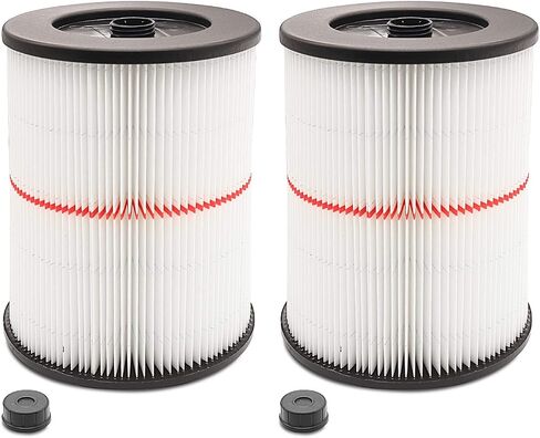 1 Pack Wet/Dry Cartridge Filter Replacement for Craftsman 9-17816 fit 5 Gallon & Larger Vacuum Cleaner in Kuwait