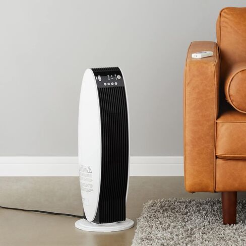 Amazon Basics Digital Tower Heater Black 23 Inch in Kuwait