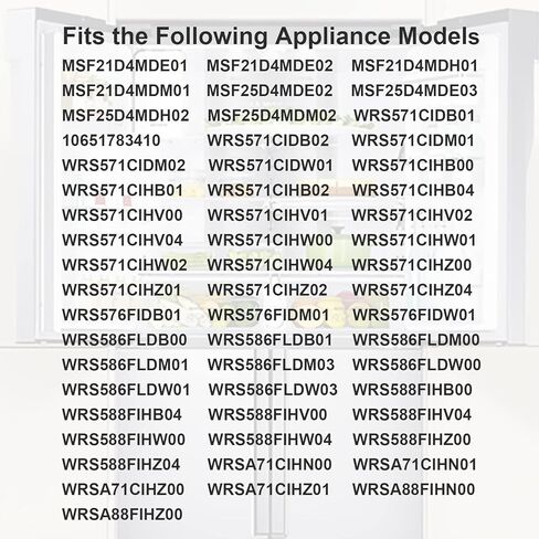 Mifyca WPW10710203 صندوق رف باب الثلاجة مناسب لثلاجة دوامة يستبدل W10710203 W10451871 W10463668 AP6023888 PS11757236 in Kuwait