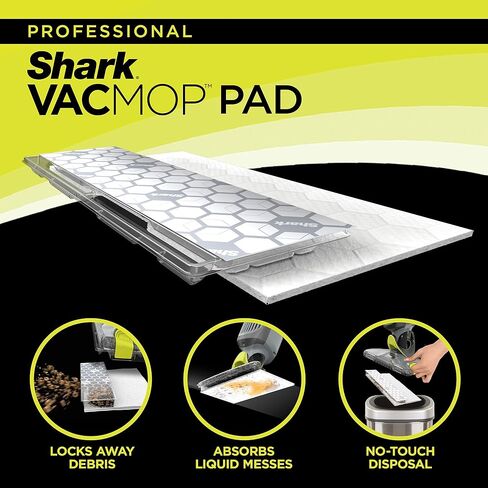 Shark VACMOP Pro Cordless Hard Floor Vacuum Mop with Disposable Pad, Charcoal Gray (Renewed) (VM252 Vacmop Charcoal Gray) in Kuwait