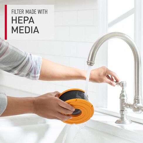 مكنسة كهربائية هوفر ماكس لايف إيليت دوارة مع فلتر وسائط هيبا، بدون كيس متعدد الأسطح للسجاد والأرضيات الصلبة، UH75150، أبيض in Kuwait