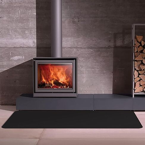 FLASLD 30 x 40 inch Fireplace Mat- Double Layer Fiberglass Fireproof Mat Fire Resistant Mat Fire Retardant Hearth Pad for Wood Stove Fireplace, Protect Floor from Sparks Embers Indoor & Outdoor in Kuwait