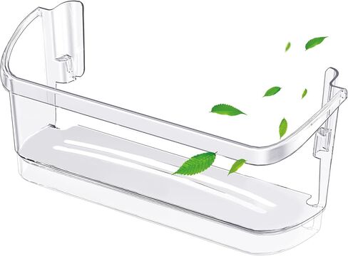 ARLBA ترقية 242126602 صندوق باب الثلاجة (16 بوصة طويل) جزء بديل لرف الثلاجة فريجيدير أو كروسلي رف جانبي للرف السفلي 2 رفوف AP6278233 PS2421266 4547407 FFSS2625TS0 LFSS2612TF0 in Kuwait