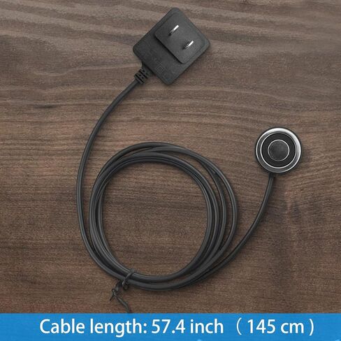 شاحن مغناطيسي بديل يناسب Shark VM252 VM252C QM250 VACMOP Pro ممسحة كهربائية لاسلكية للأرضيات الصلبة، كابل شحن مدرج 4.75 قدم/1.45 متر مع محول طاقة للشحن السريع والفعال in Kuwait