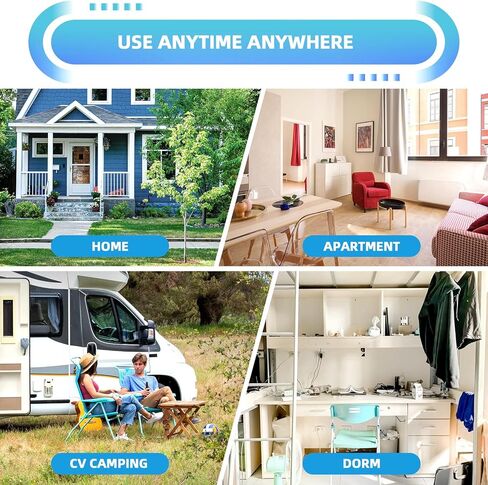 غسالة صغيرة، غسالة صغيرة محمولة، 2.36 بوصة × 3 بوصة × 5.11 بوصة، للمنزل، العمل، السفر، غرفة الكلية، الشقة (ABS) in Kuwait