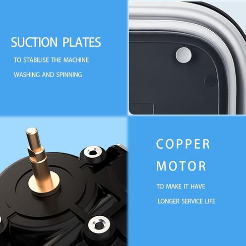 غسالة MOYU صغيرة محمولة قابلة للطي مع أنبوب تجفيف وتصريف (قابس أمريكي أبيض 110 فولت) in Kuwait