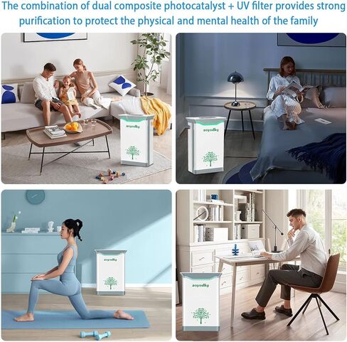 منقي هواء ذكي 2.0 للمنزل والغرف الكبيرة مع فلتر هواء ترو هيبا لمسببات الحساسية والحيوانات الاليفة والدخان ومنظف هواء هادئ، يزيل 99.9% من الغبار والعفن والروائح وحبوب اللقاح - HSP002 - 1500 متر مربع. in Kuwait