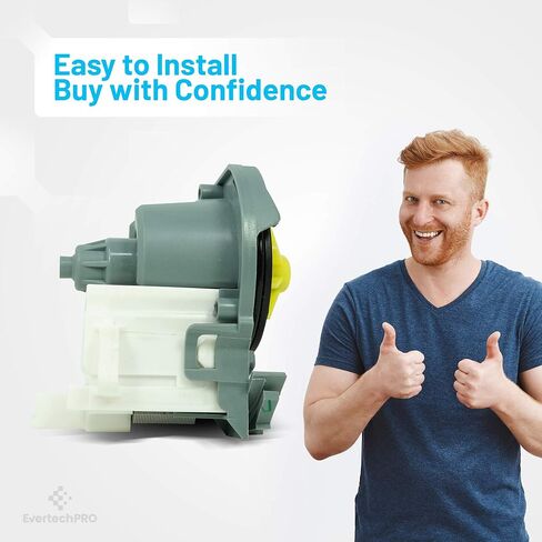 إيفرتيك برو مضخة تصريف بديلة W10348269 لغسالة الصحون ويرلبول 8558995 661662 W10158351 8565839 in Saudi Arabia