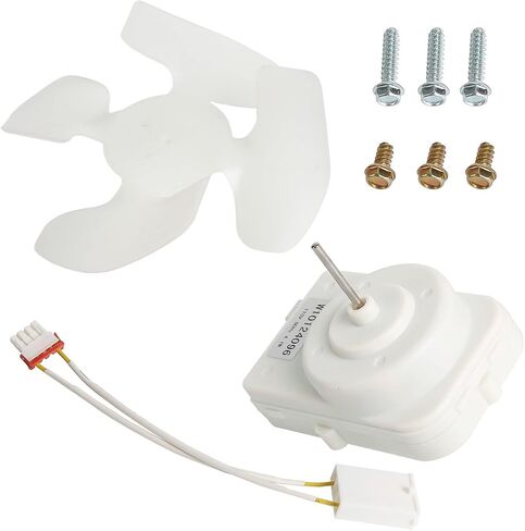 W10124096 Refrigerator Condenser Fan Motor Kit – Compatible with Whirlpool, Kenmore – Replaces: AP4318657 2315558 PS1957416 W10124096VP in Saudi Arabia