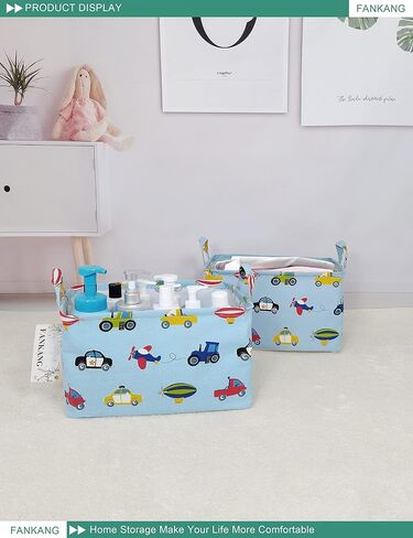 Rectangular Cow Storage Bin Nursery Hamper | Foldable with Waterproof PE Coating Orgnizer Box for Kids Boys and Girls, Office, Bedroom, Clothes,Toys in Saudi Arabia