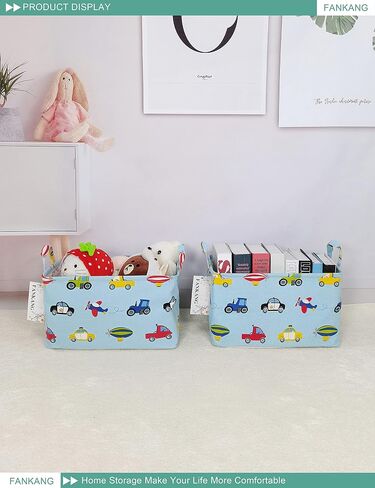 Rectangular Cow Storage Bin Nursery Hamper | Foldable with Waterproof PE Coating Orgnizer Box for Kids Boys and Girls, Office, Bedroom, Clothes,Toys in Saudi Arabia