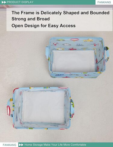 Rectangular Cow Storage Bin Nursery Hamper | Foldable with Waterproof PE Coating Orgnizer Box for Kids Boys and Girls, Office, Bedroom, Clothes,Toys in Saudi Arabia