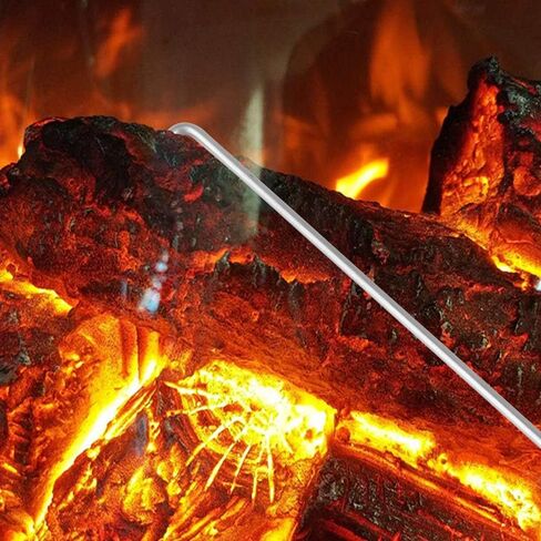 سوبر ليدر 24 بوصة طويلة الفولاذ المقاوم للصدأ النار النار البوكر عصا ، اكسسوارات التخييم في الهواء الطلق ، مقرع موقد داخلي ، أداة التخييم الفولاذ المقاوم للصدأ ، دائم غطاء الرفع in Kuwait