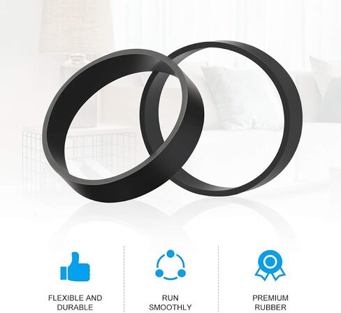 LANMU Replacement Belts Compatible with Bissell PowerGlide Lift-Off Pet Vacuum Models 2043, 2763, 9182 Series, Compare to Parts 1601961 (2 Pack) in Saudi Arabia