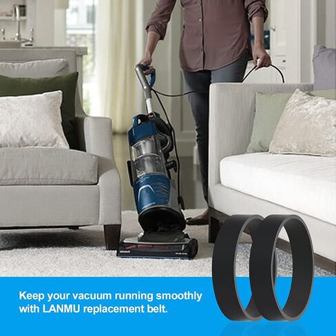 LANMU Replacement Belts Compatible with Bissell PowerGlide Lift-Off Pet Vacuum Models 2043, 2763, 9182 Series, Compare to Parts 1601961 (2 Pack) in Saudi Arabia