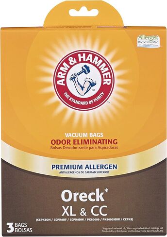Arm & Hammer Vacuum Bag, Oreck XL & CC Style, Premium Allergen and Odor Eliminating - 3 Pack in Saudi Arabia