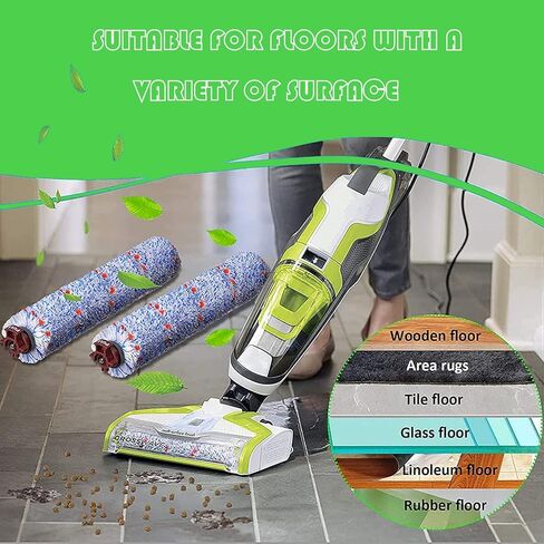 بدائل JORAIR متوافقة مع Bissell CrossWave، 3 أسطوانة فرشاة متعددة الأسطح 1868 + 3 مرشح فراغ 1866، مقارنة بالجزء 1608683، 160-8683، 1608684 in Kuwait