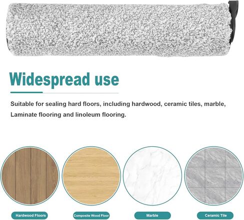 فرشاة دوارة بديلة وفلتر مكنسة كهربائية من ARyee لـ Tineco iFloor 3/iFloor One S3 مكنسة كهربائية جافة ورطبة لاسلكية (2 بكرات فرشاة + 2 مرشحات HEPA) in Kuwait