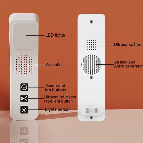 (عبوتان) منقي هواء للمنزل، منقي هواء صغير محمول مناسب للمنزل والمكتب وغرفة النوم والمراحيض in Kuwait