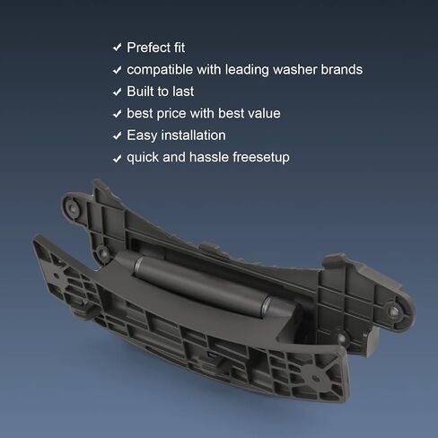 JDMSPEED Washer Door Hinge Compatible with Whirlpool, Kenmore, Maytag, Amana Washing Machine Replaces Part Numbers 8183202, W10005090, W10200695,etc. Many Models of Washing Machine Hinges in Saudi Arabia