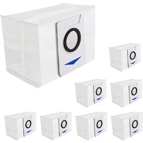 اكياس متوافقة مع ايكوفاكس ديبوت X1 اومني / اكس 1 بلس/T10 بلس - 8 عبوات من اكياس المكنسة الكهربائية البديلة للمكنسة الكهربائية ايكوفاكس ديبوت X1 اومني تيربو in Kuwait