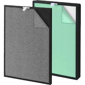 XBWW Replacement Air Filter for Turonix PH950 and Extract-All AMB1 Purifier,4 Stages of Filtration with True HEPA/Blue Cotton Filter, Activated Carbon, and Cold Catalyst Filter
