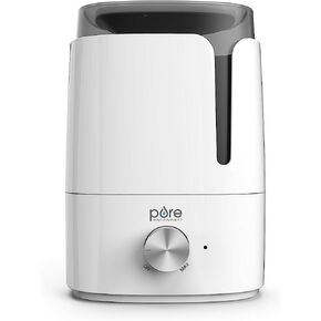 Pure Enrichment HUME Ultrasonic Cool Mist Humidifier - New 2020 Design - Easy-Clean 3.5L Tank for Large Rooms Lasts Up to 50 Hours, Quiet Variable Mist Output Ideal for Baby Nursery, Bedrooms & Office in Kuwait