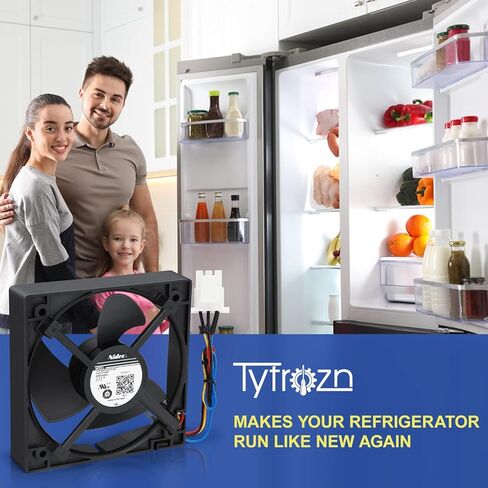 محرك مروحة مبخر الثلاجة Tyfrozn WR60X25858 WR60X10340 (OEM) متوافق مع GE، استبدال U11P14MS7AA3-57A61، PD00054264، EAP12727431، PS12727431، AP6891698، 4931166 in Kuwait