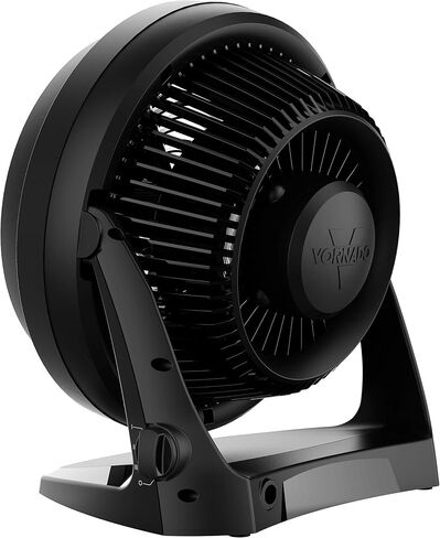 Vornado 602 Whole Room Air Circulator Pedestal Fan with 3 Speeds, Adjustable Height, Personal, Black & 460 Small Whole Room Air Circulator Fan with 3 Speeds, 460-Small, Black in Kuwait