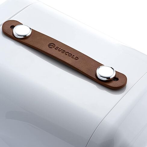 ثلاجة صغيرة فاخرة من Subcold Pro6 سعة 6 لتر / 8 علب تيار متردد وخيار طاقة USB حصري، ثلاجة صغيرة محمولة للمكتب وغرفة النوم والسيارة والعناية بالبشرة ومستحضرات التجميل باللون الأبيض in Saudi Arabia