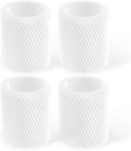 مرشحات مرطب الهواء المظلة بجانب السرير، عبوة من 4 مرشحات، مرشحات بديلة - متوافقة مع مرطبات الهواء المظلة بجانب السرير، مصنوعة من لب الخشب، مرشح الورق، استبدلها كل ستة أسابيع in Kuwait