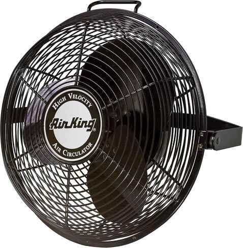 Air King 9718 18-Inch Industrial Grade Ceiling Mount Fan,Black in Kuwait