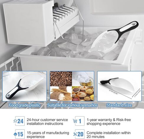 241798224، 241798231، 241798211 صانعة الثلج متوافقة مع ثلاجات إلكترولوكس، فريجيدير، كينمور، كروسلي، إلخ. يستبدل 241642511، AP6332951، 241642501، 241798220، إلخ - ضمان لمدة عام in Kuwait