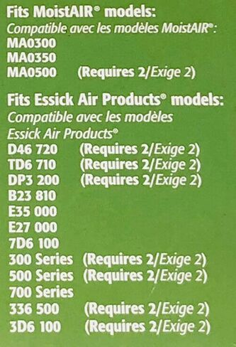 Eagleggo Replacement Humidifier Wick Filter for Essick Air 1040 B40 Super Wick (2-Pack) in Saudi Arabia