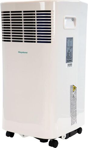 مكيف هواء محمول ومزيل الرطوبة من كيستون بقدرة 5000 وحدة حرارية بريطانية مع جهاز تحكم عن بعد ذكي، وحدة تكييف هادئة ومدمجة لغرفة النوم والحمام والحضانة والغرف الصغيرة التي تصل مساحتها إلى 200 قدم مربع. قدم مع عجلات in Kuwait