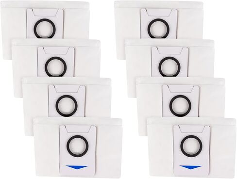 اكياس متوافقة مع ايكوفاكس ديبوت X1 اومني / اكس 1 بلس/T10 بلس - 8 عبوات من اكياس المكنسة الكهربائية البديلة للمكنسة الكهربائية ايكوفاكس ديبوت X1 اومني تيربو in Kuwait