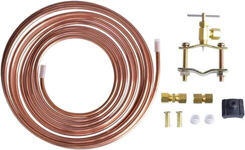 مجموعة تركيب أداة صنع الثلج ومرطب الهواء من هايدرو ماستر، خالية من الرصاص in Kuwait