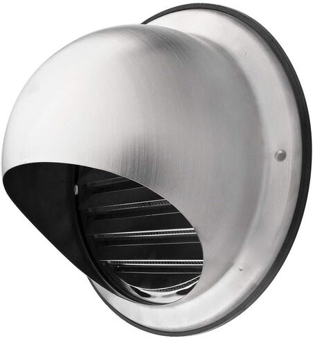calimaero KWG 6 inch Air Vent Covers Dryer Vent Cover Outdoor for Walls Air Vent Deflector Extractor Fan Vent Cover Robust and Weatherproof Stainless Steel Dryer Vent Cover Outdoor in Kuwait